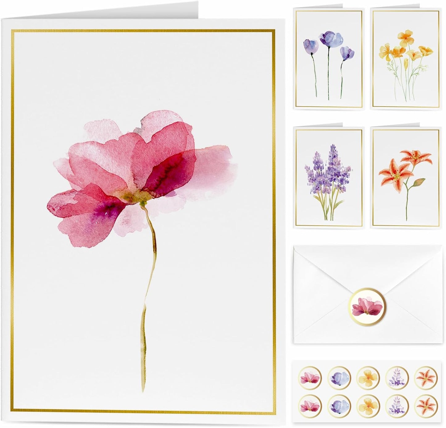 Blank Cards, 30 Pack Blank Greet Cards