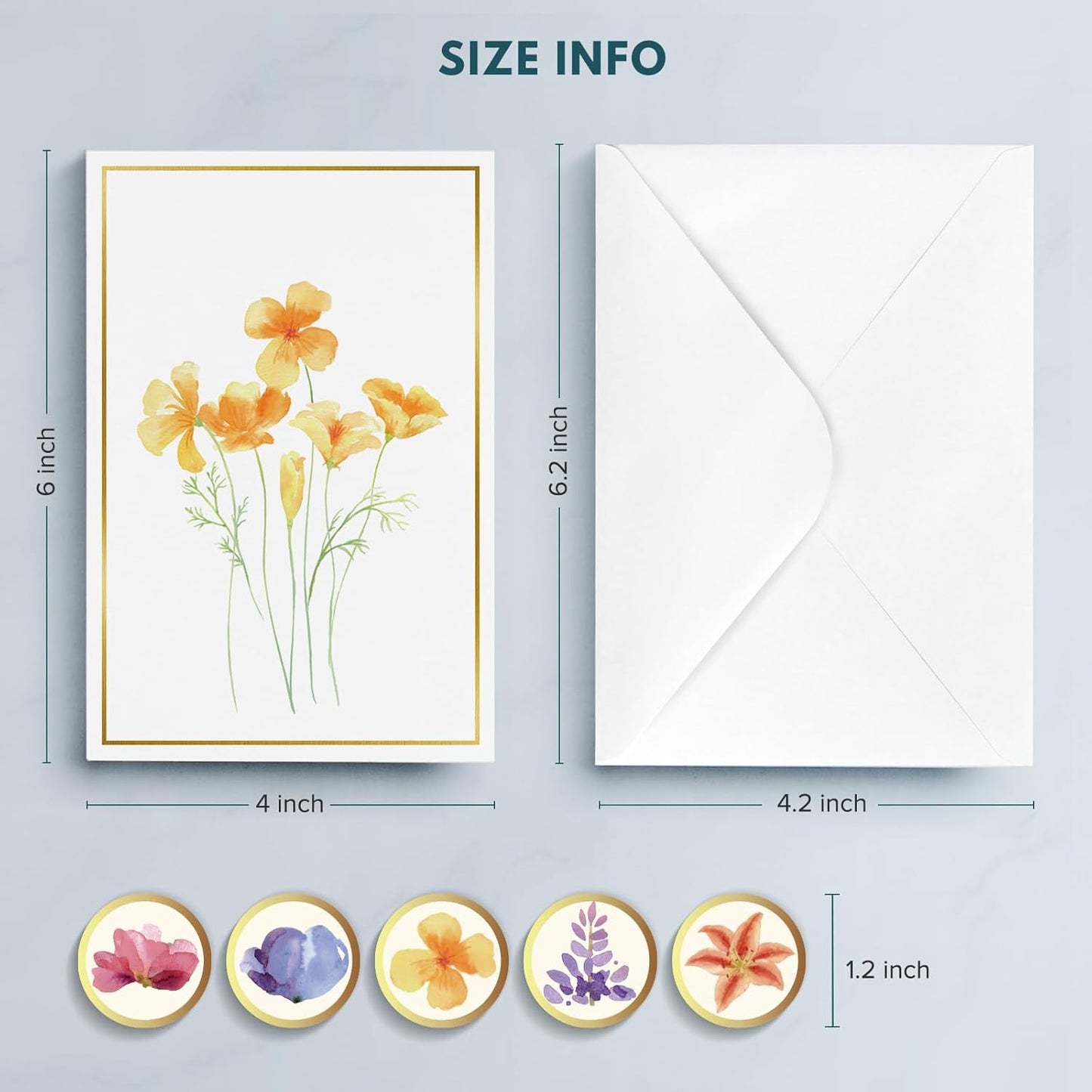 Blank Cards, 30 Pack Blank Greet Cards