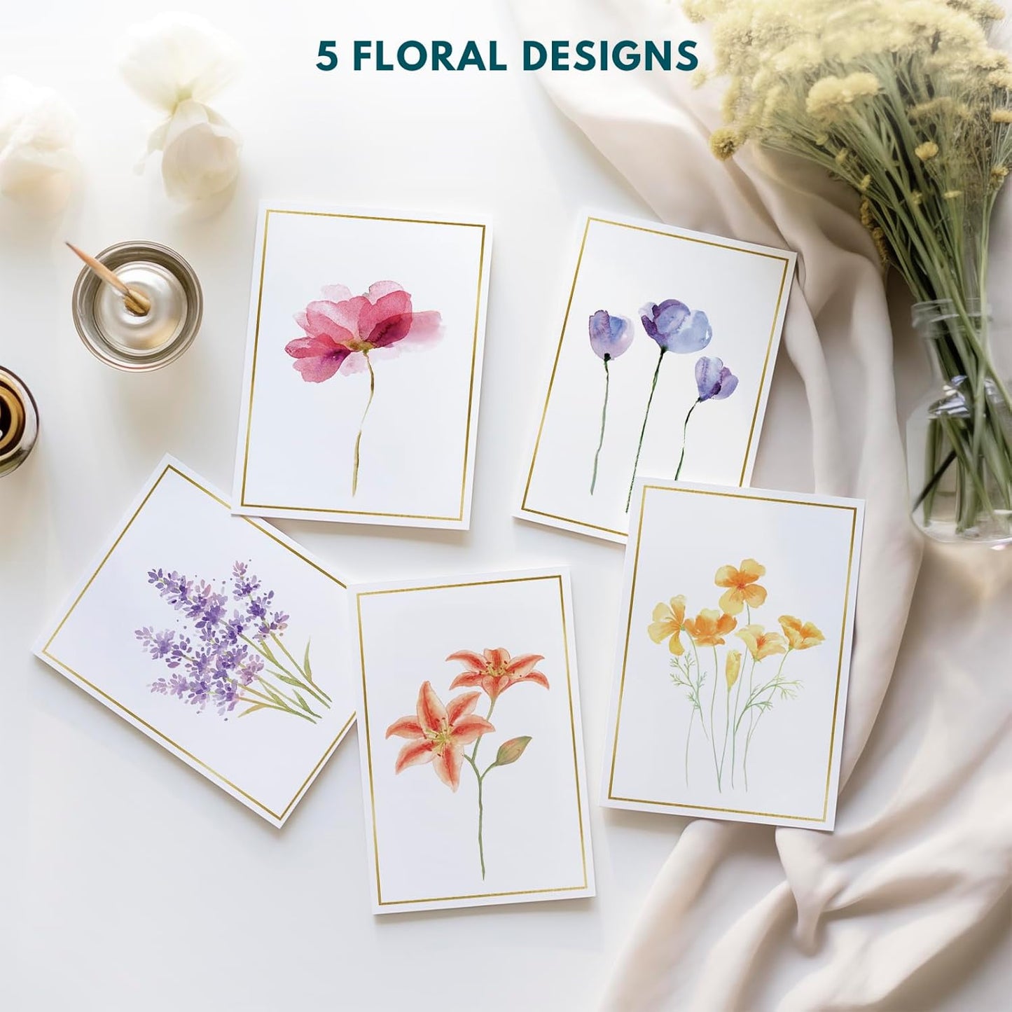 Blank Cards, 30 Pack Blank Greet Cards