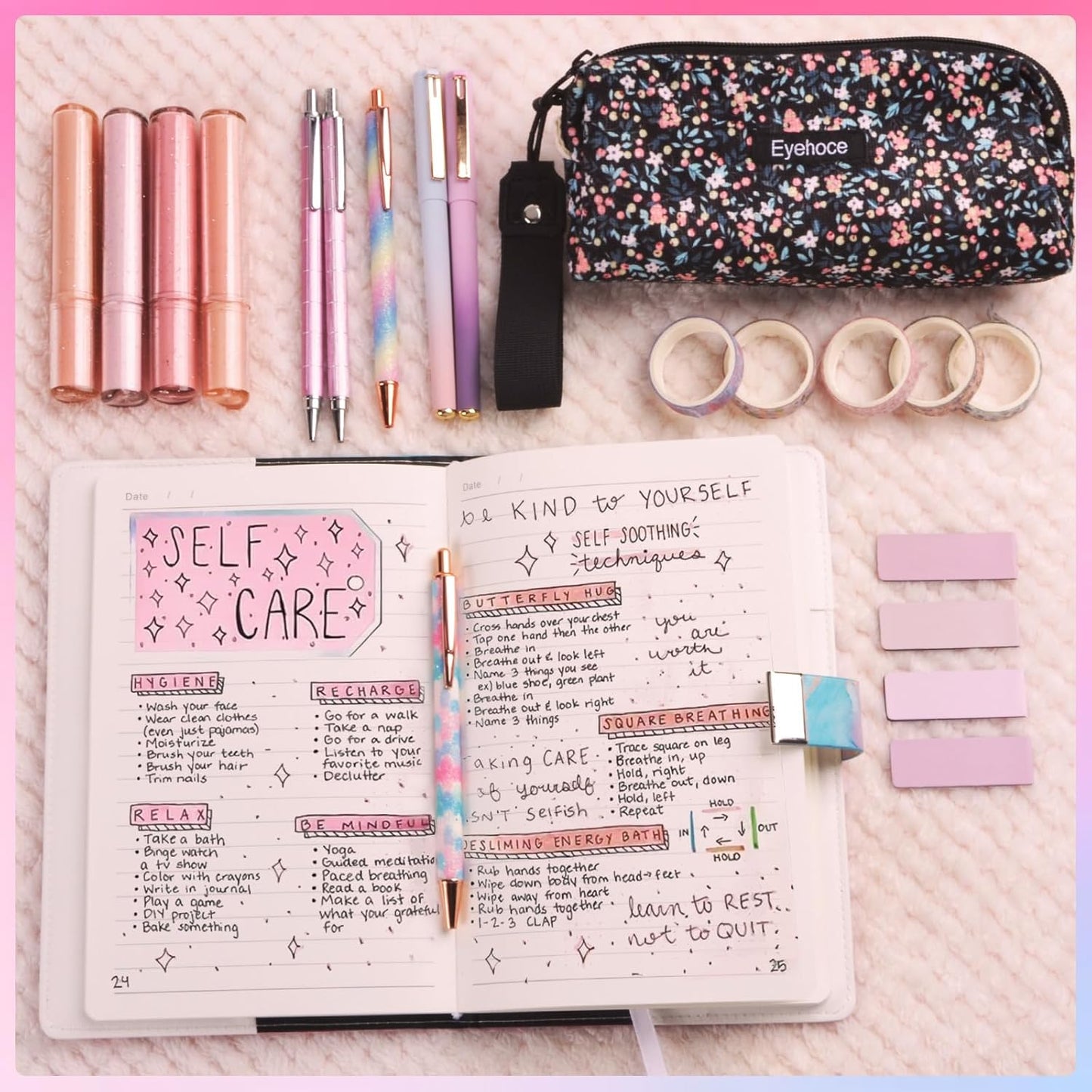 Journaling Supplies Kit 24 PCS for Women and Girls