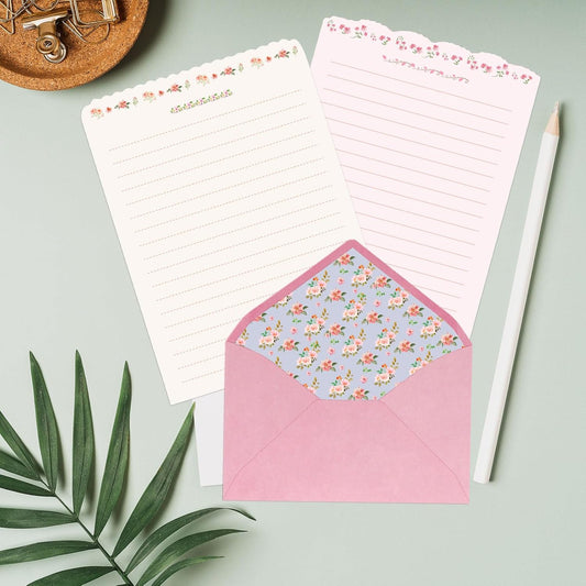 24 PCS Writing Stationery Paper with 12 PCS Envelopes