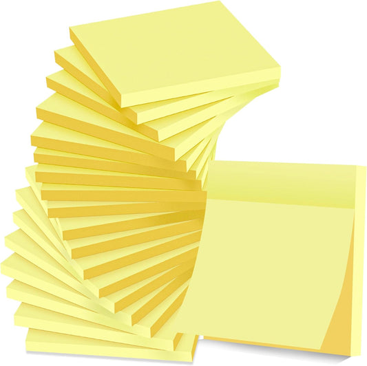 (18 Pack) Sticky Notes 3x3 in Yellow